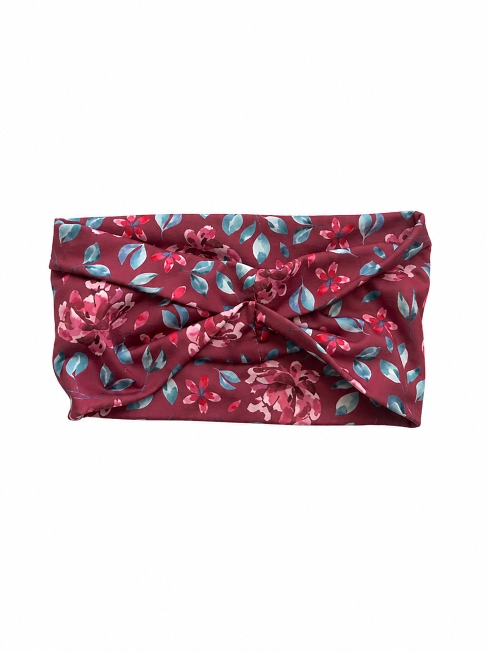 Burgundy Peony Headband